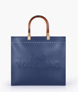 Blue signature tote bag
