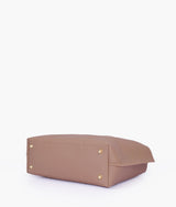 Brown luxe everyday tote