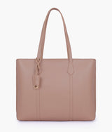 Brown luxe everyday tote