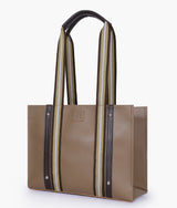Coffee long strap tote bag