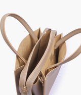 Coffee Trapeze Top-Handle Bag
