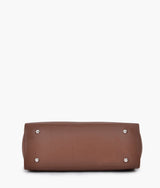 Horse brown classic top-handle bag