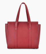 Red carry-all satchel bag