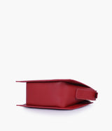 Red Trapeze Top-Handle Bag