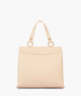 Off-white front lock top-handle mini bag