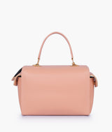 Peach Top-Handle Bowling Bag