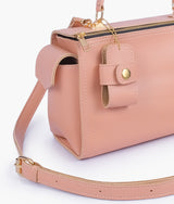 Peach Top-Handle Bowling Bag