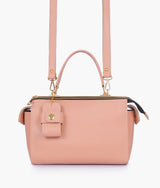 Peach Top-Handle Bowling Bag