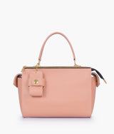 Peach Top-Handle Bowling Bag
