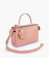 Peach Top-Handle Bowling Bag