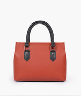 Rust small satchel bag