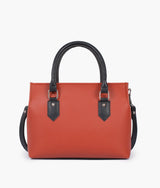Rust small satchel bag