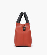 Rust small satchel bag