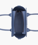 Sky blue top-handle mini handbag